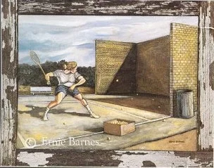 Practice Wall by Ernie Barnes