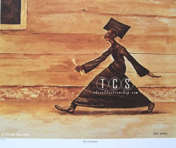 The Graduate-Unsigned by Ernie Barnes — Lithograph