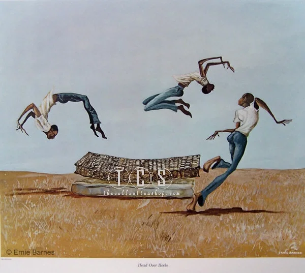 Head Over Heels-Signed by Ernie Barnes