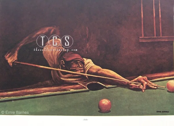Jake Pen Signed by Ernie Barnes by Ernie Barnes