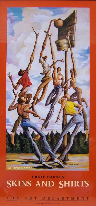Skins And Shirts-Unsigned by Ernie Barnes