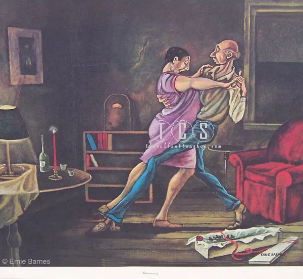 Ernie Barnes - Anniversary-Signed