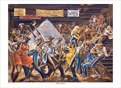 Sugar Shack by Ernie Barnes