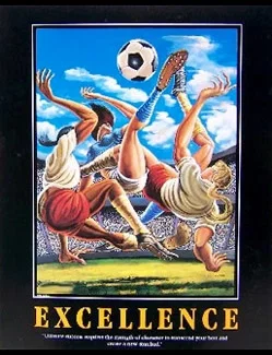 Excellence-Unsigned by Ernie Barnes — Lithograph