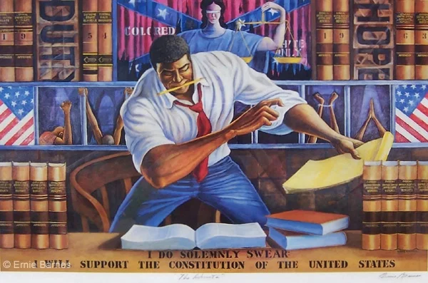The Advocate by Ernie Barnes — Giclee On Paper