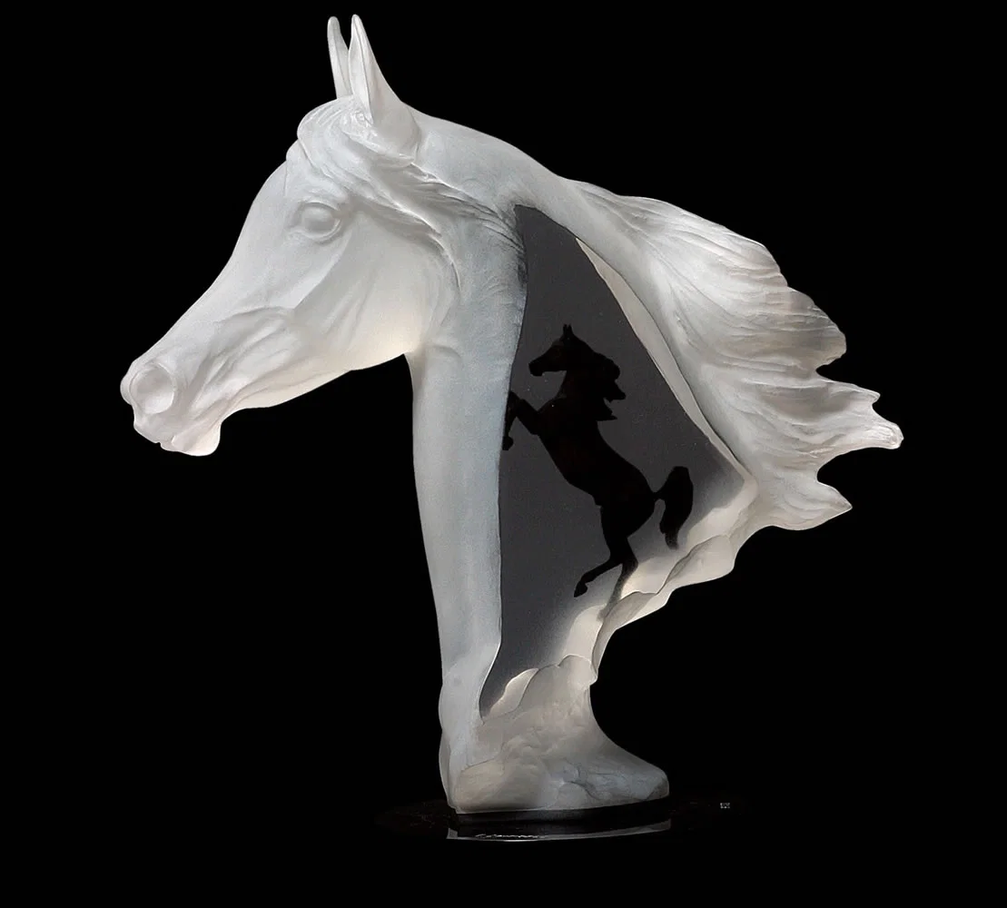 Royal Arabian Artist Proof by Kitty Cantrell — Mixed Media Sculpture