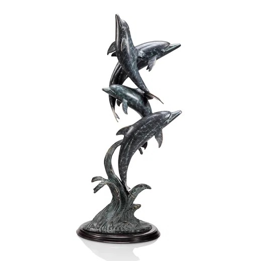 Oceanic Ballet (dolphin quartet) by SPI Sculptures