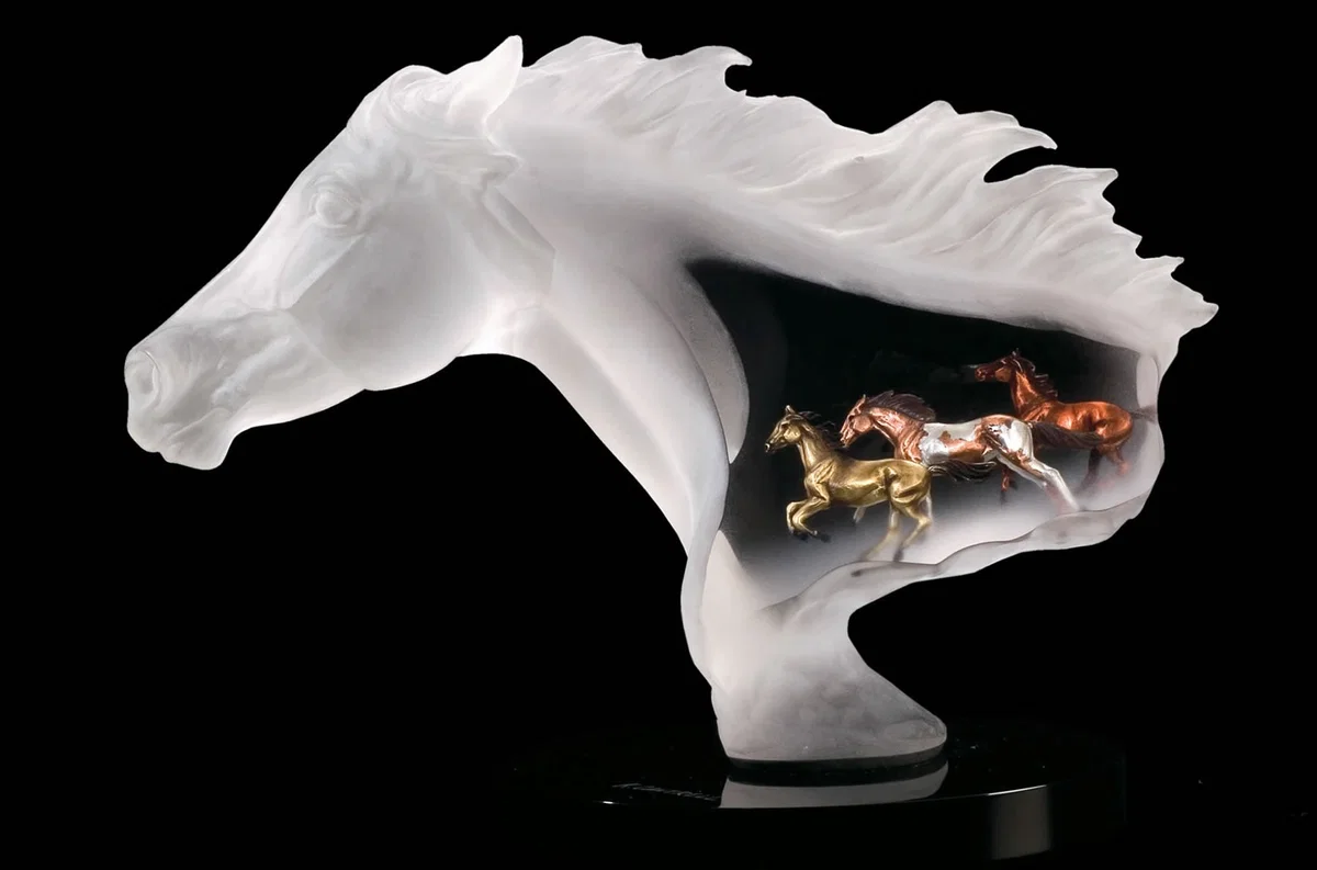 Untamed Spirit Special Edition by Kitty Cantrell — Mixed Media Sculpture