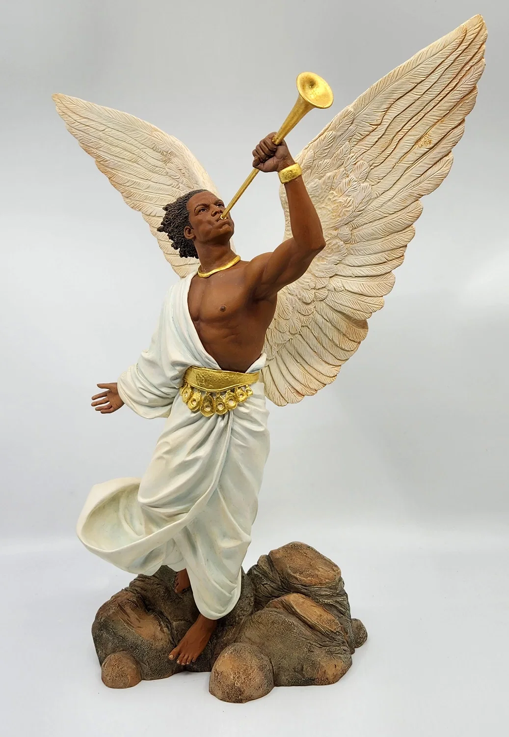 The Angel Gabriel 2009 Blackshear Circle Membership - Note Bent Horn in pictures below. by Ebony Visions