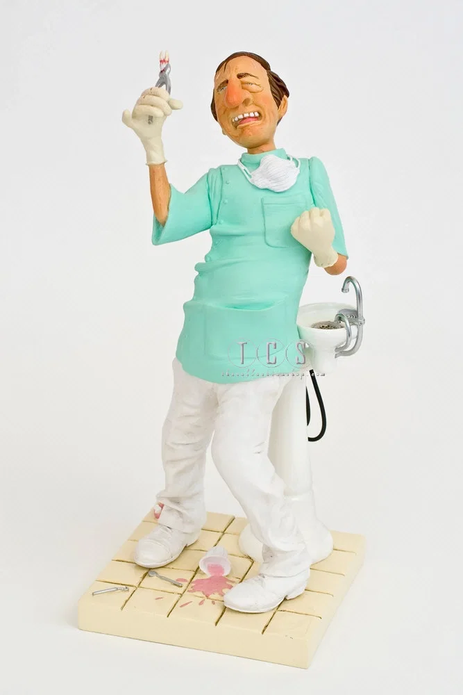 The Dentist Le Dentiste 1/2 Scale by Guillermo Forchino — Comical Art Sculpture