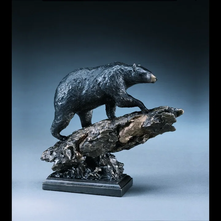 Black Bear by Mark Hopkins — Bronze Sculpture