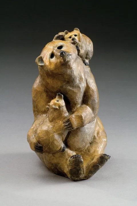 Mama Bear by Mark Hopkins — Bronze Sculpture