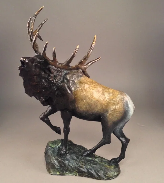Mountain Monarch by Mark Hopkins — Bronze Sculpture