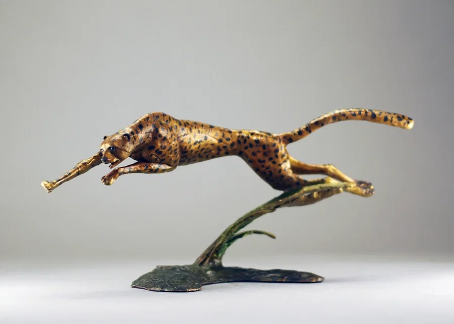 Cheetah by Mark Hopkins — Bronze Sculpture