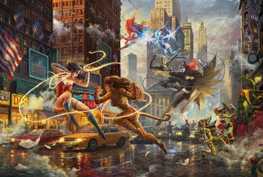 The Women of DC by Thomas Kinkade DC Comics