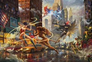 The Women of DC by Thomas Kinkade DC Comics