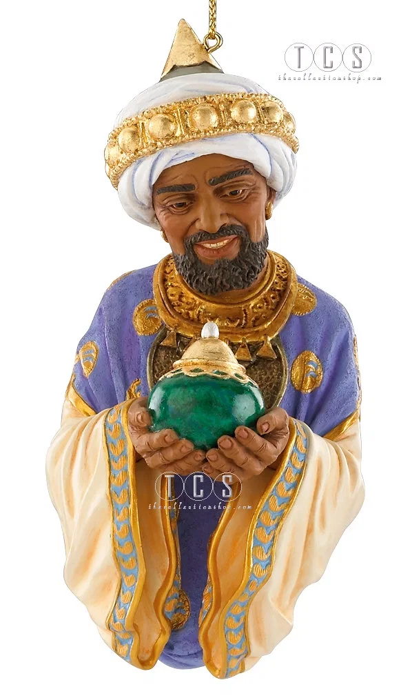 The Wise Man With Frankincense 2010 Annual Club Ornament by Ebony Visions