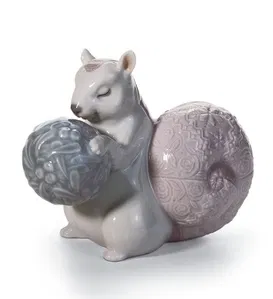 Lladro - Festive Squirrel II