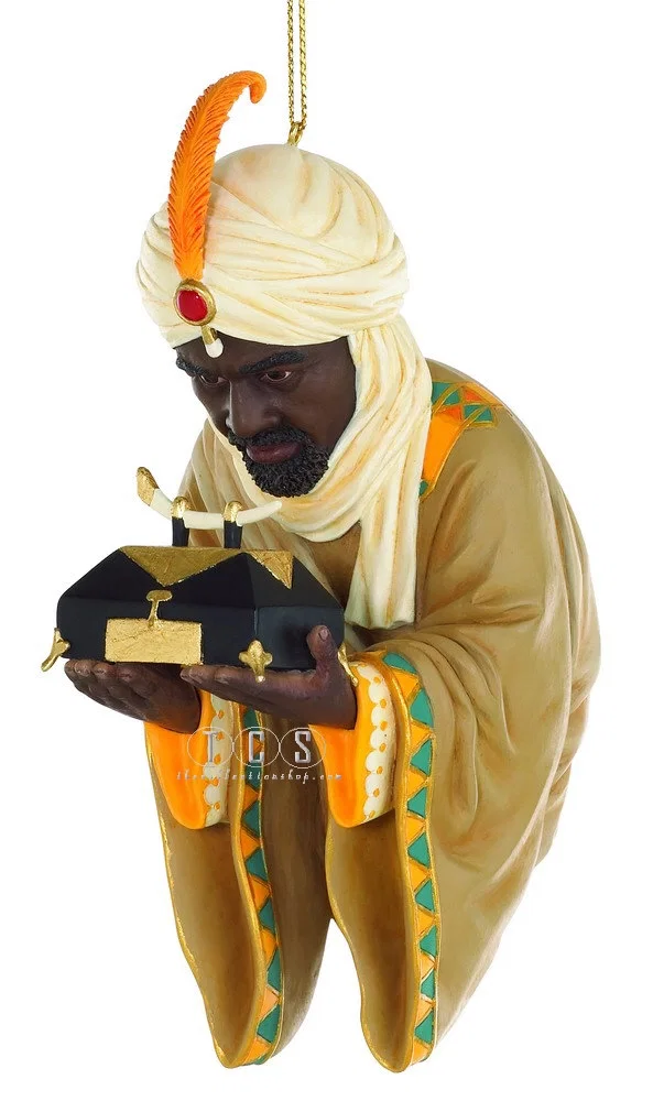 The Wise Man With Gold 2011 Ornament by Ebony Visions