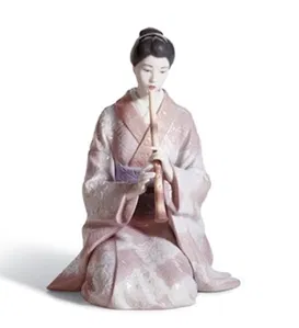 Lladro - Shakuhachi Player