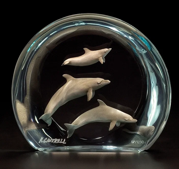 Aquatic Ballet by Kitty Cantrell — Mixed Media Sculpture