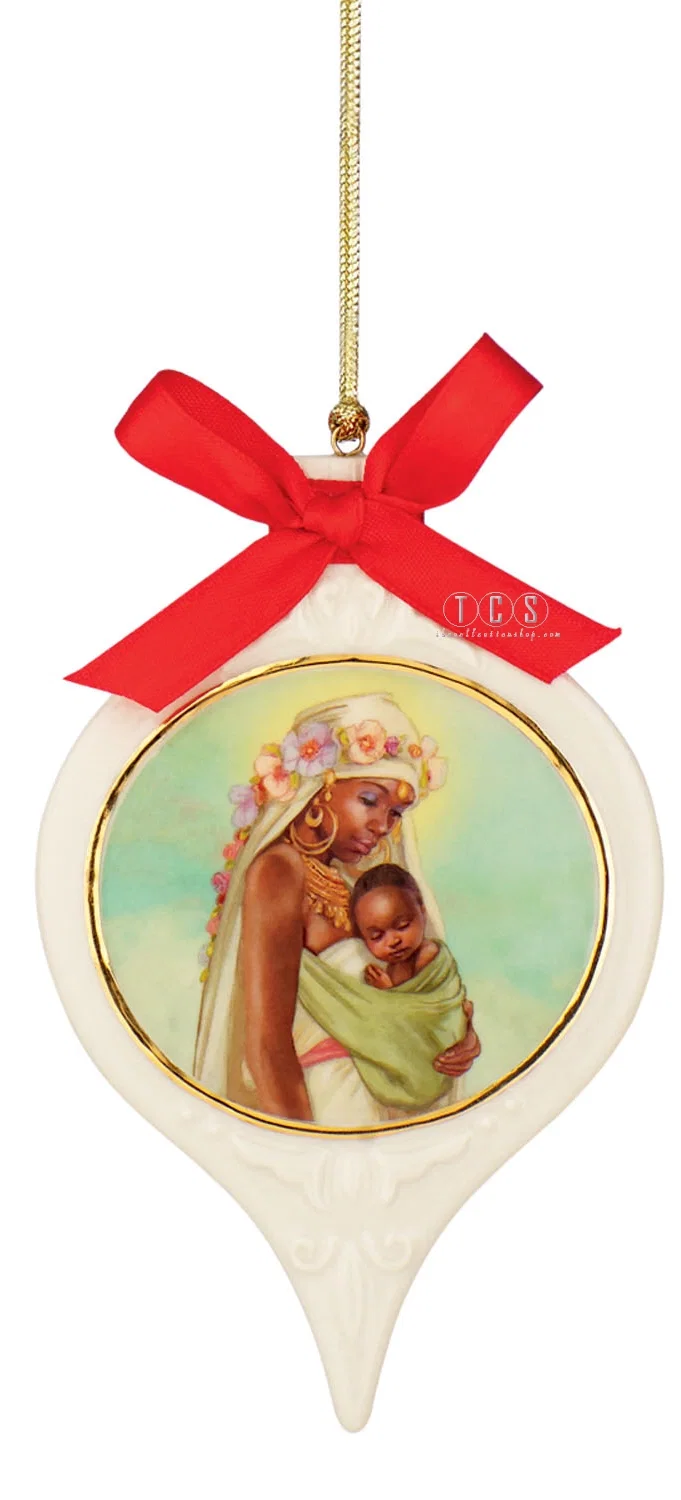 The Madonna Ornament Porcelain by Ebony Visions