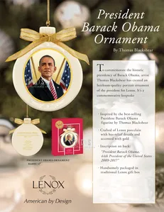 Ebony Visions - President Obama Ornament