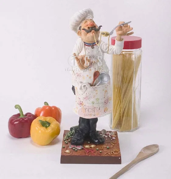 The Cook / Le Cuisiner 1/2 Scale by Guillermo Forchino — Comical Art Sculpture