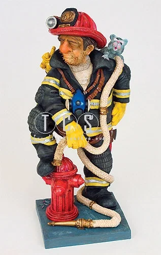 The Fire Fighter by Guillermo Forchino