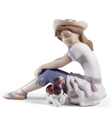 My Playful Pet by Lladro — Porcelain Figurine