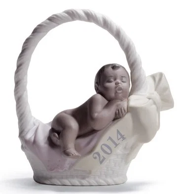 BORN IN 2014 (GIRL - DARK SKIN) by Lladro Black Legacy