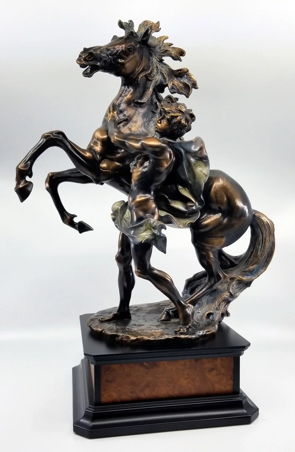 Freedom - Man and Horse - Artist Signed by Giuseppe Armani — Sculpture