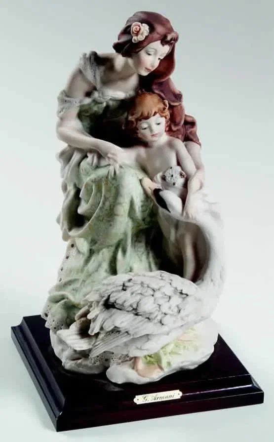 Maternity And Swan by Giuseppe Armani — Sculpture