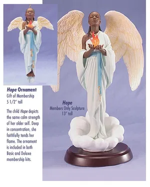 Ebony Visions-Hope - Deluxe Blackshear Circle 2006 Membership Figurine And Kit