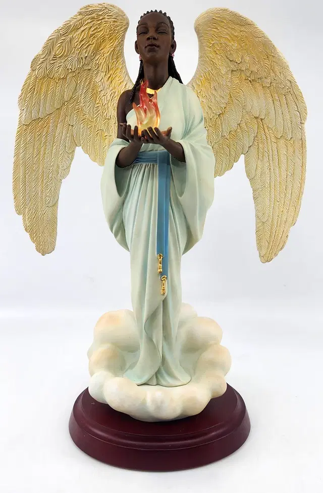 Ebony Visions - Hope - Deluxe  Blackshear Circle 2006 Membership Figurine And Kit Blemished
