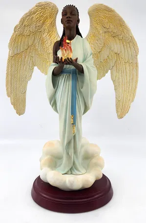 Ebony Visions - Hope - Deluxe  Blackshear Circle 2006 Membership Figurine And Kit Blemished