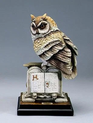 Wise Owl by Giuseppe Armani — Sculpture