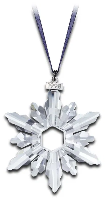 Swarovski Crystal - 1998 Swarovski Snowflake Ornament