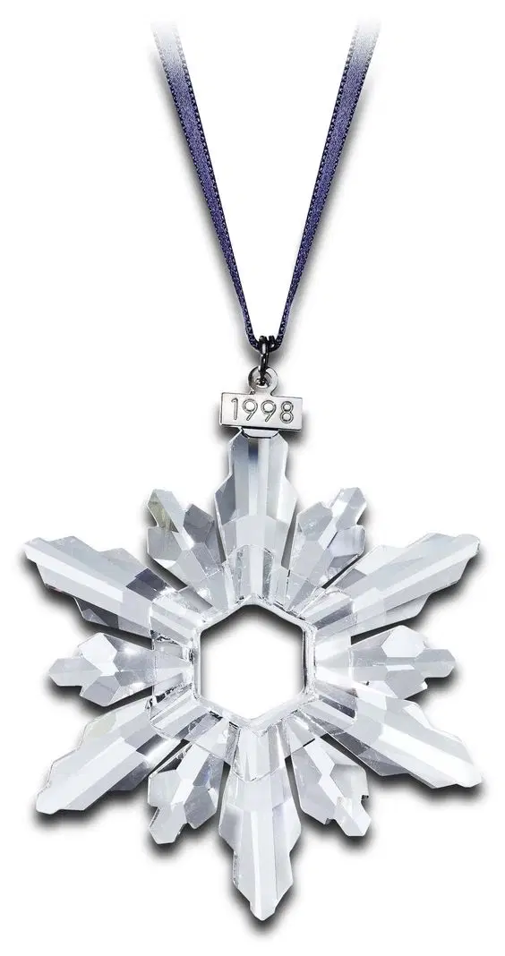Swarovski Crystal - 1998 Swarovski Snowflake Ornament