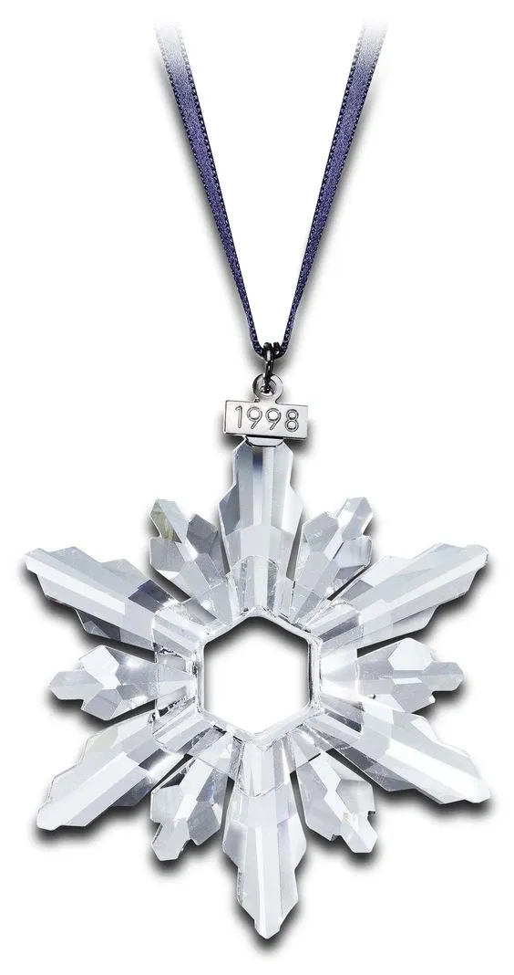 Swarovski Crystal - 1998 Swarovski Snowflake Ornament