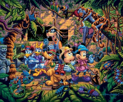 Mickey and Friends Exploring the Jungle by Eric Dowdle