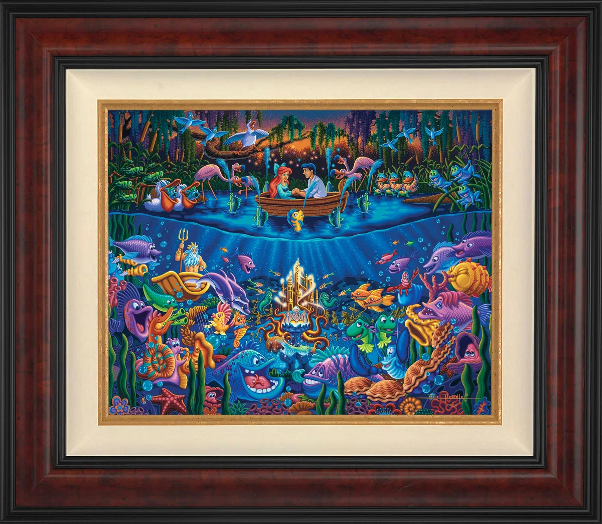 Little Mermaid - Part of Your World Wall Art by Eric Dowdle by Eric Dowdle — Giclee On Canvas