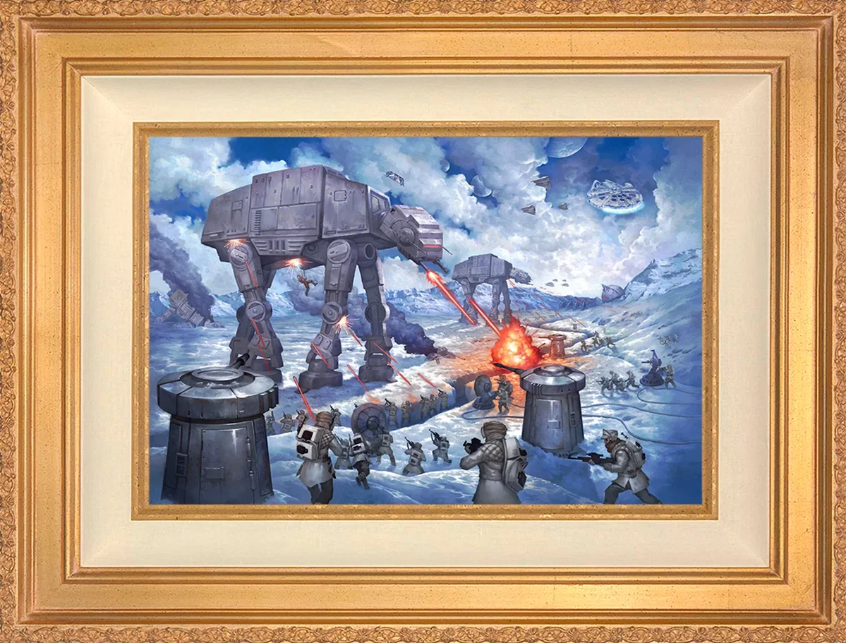 The Battle of Hoth™ Wall Art by Thomas Kinkade Studios by Thomas Kinkade Studios — Giclee On Canvas