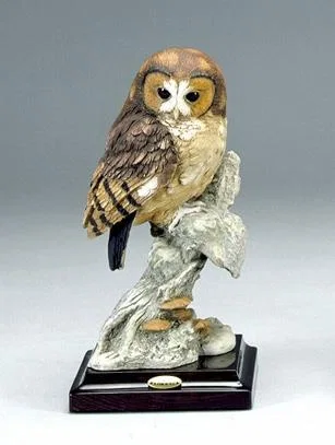 Small White Owl by Giuseppe Armani — Sculpture