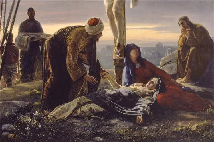 Cross by Carl Bloch — Giclee On Canvas