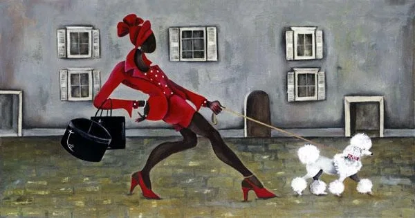 Satisfied Giclee by Annie Lee