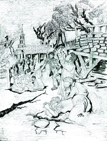 Blackville No 41 Canvas Giclee by Annie Lee