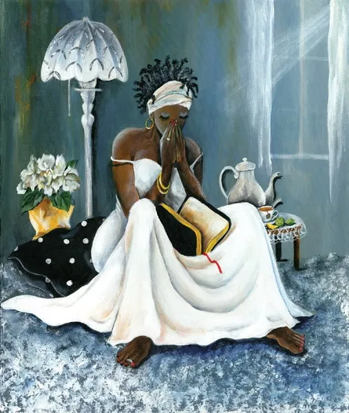 Annie Lee - My Cup Runneth Over Canvas Giclee