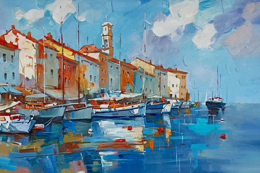The Yacht Port by Andrew