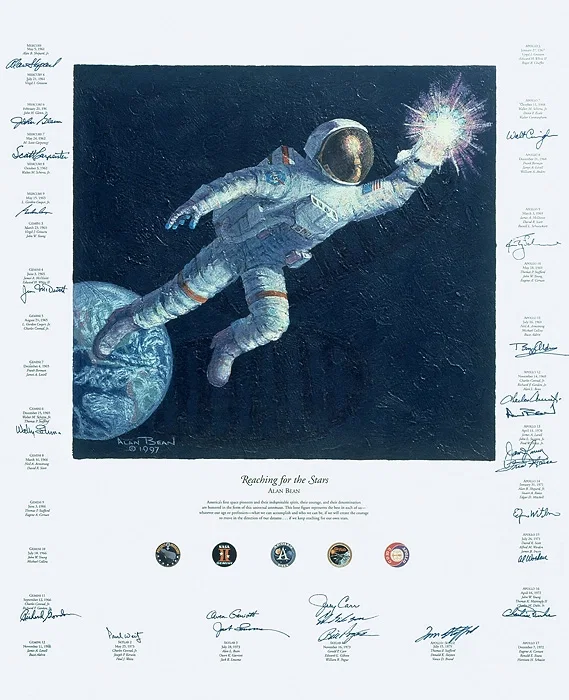 REACHING FOR THE STARS by Alan Bean